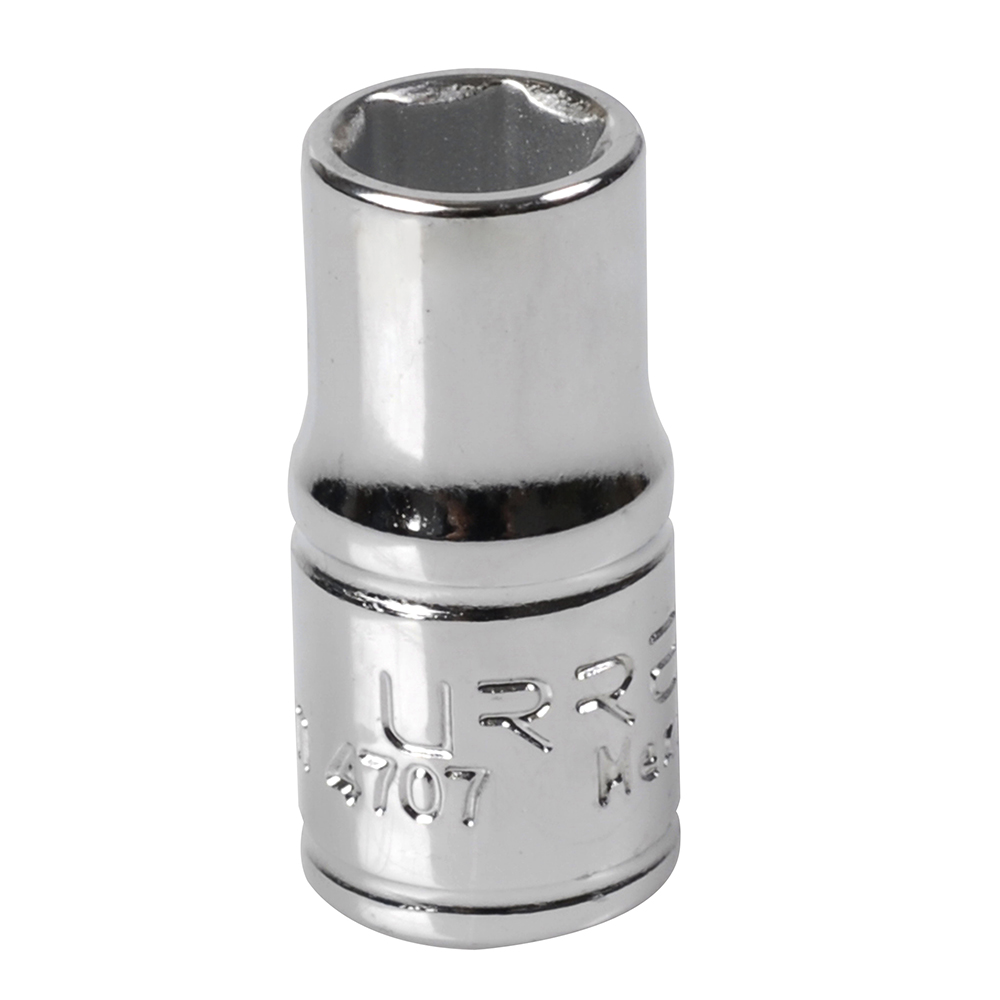 Dado en pulgadas cuadro de 1/4", 6 puntas, 7/32", Urrea