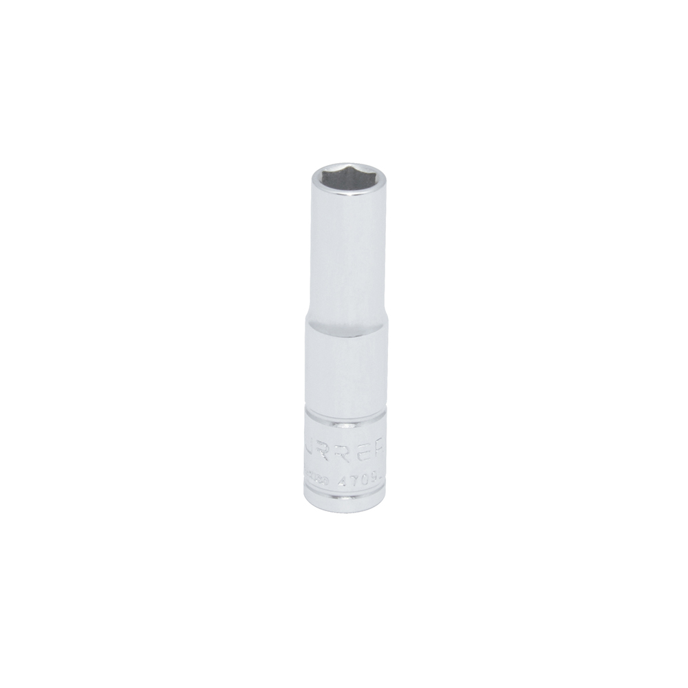 Dado largo en pulgadas cuadro de 1/4", 6 puntas, 1/4", Urrea