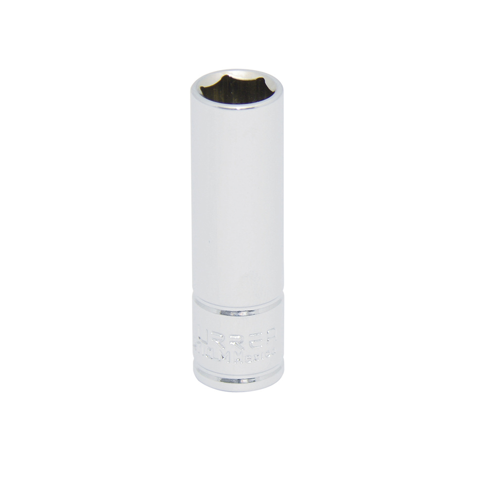 Dado largo métrico cuadro de 1/4", 6 puntas, 9 mm, Urrea
