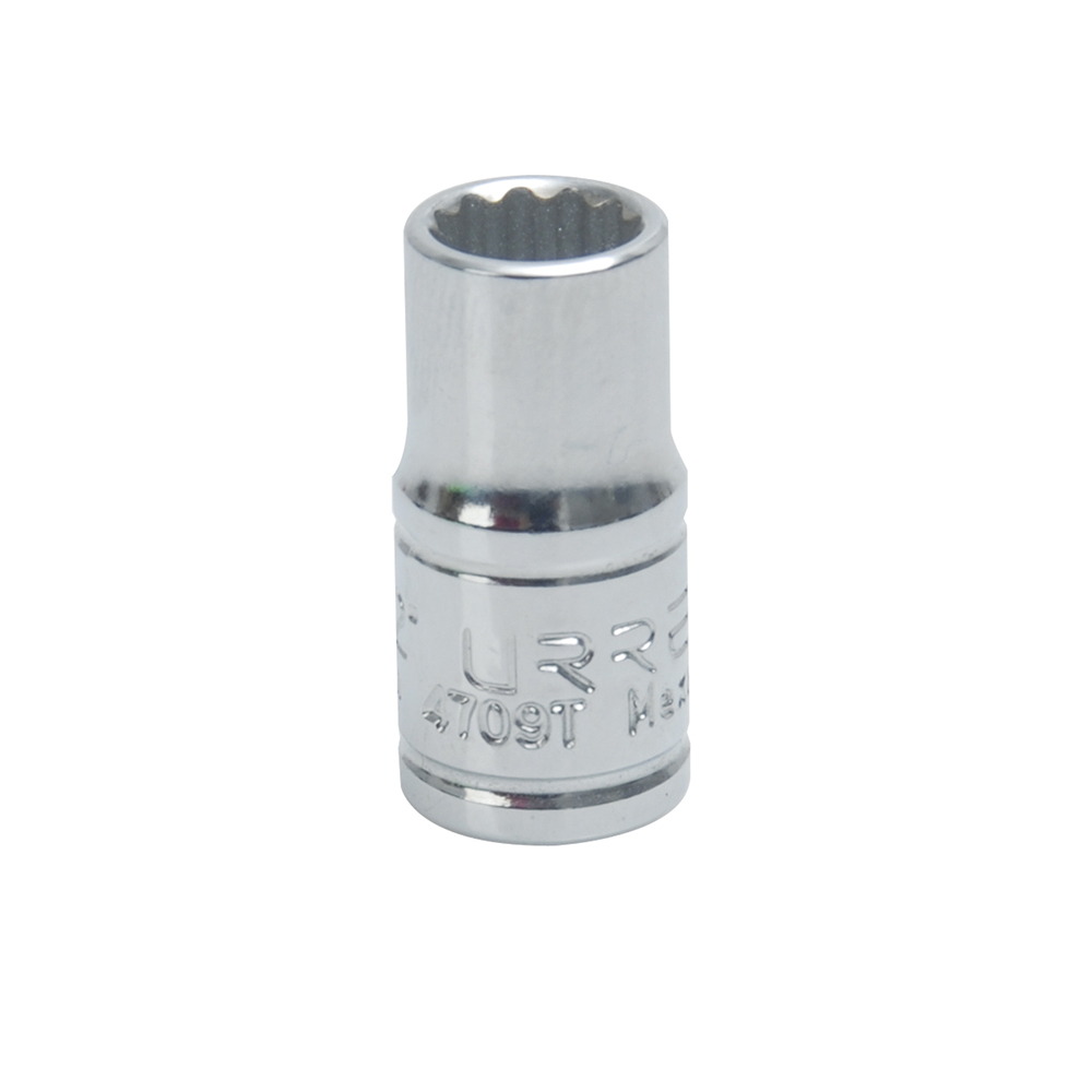 Dado en pulgadas cuadro de 1/4", 12 puntas, 9/32", Urrea