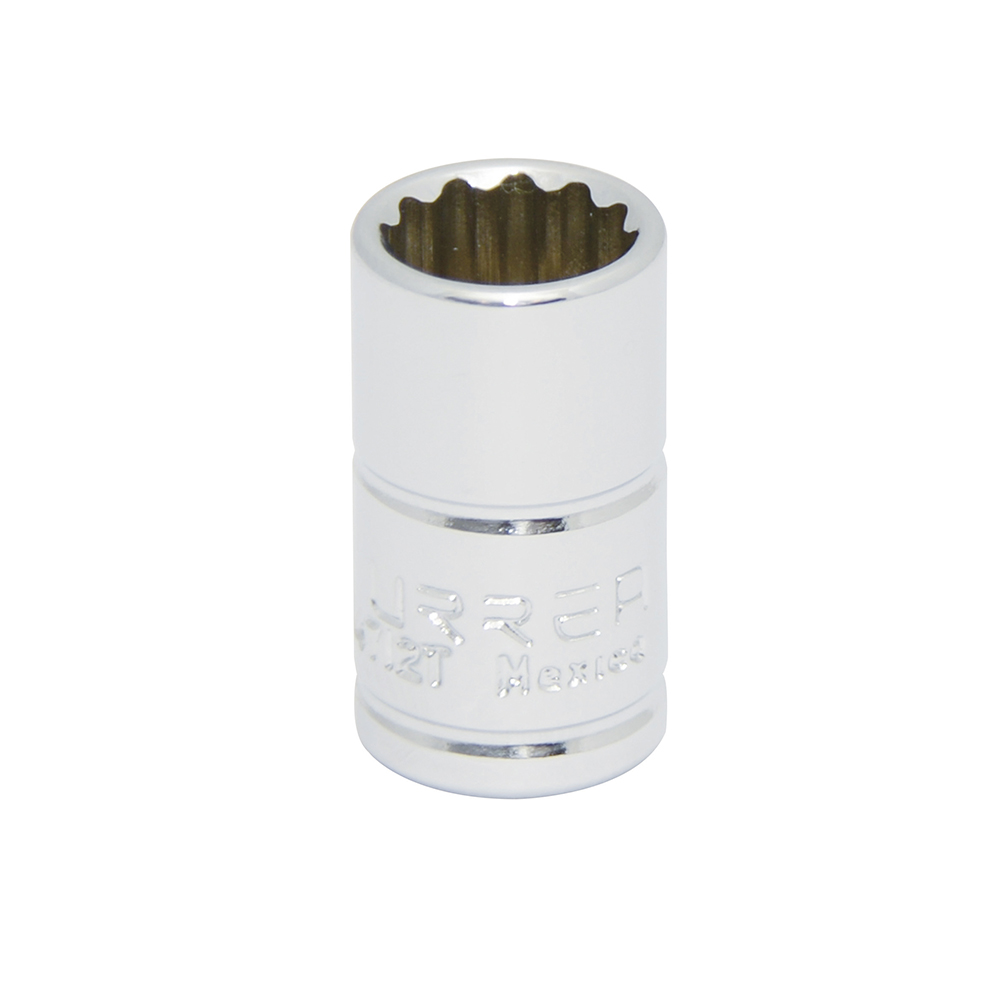 Dado en pulgadas cuadro de 1/4", 12 puntas, 1/2", Urrea
