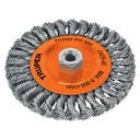 11597 / Carda circular 6' alambre trenzado, eje 5/8'-11, Truper