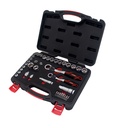 Juego de dados y accesorios cuadro de 3/8" y 1/2" Go-Through combinado, 39 piezas, Urrea