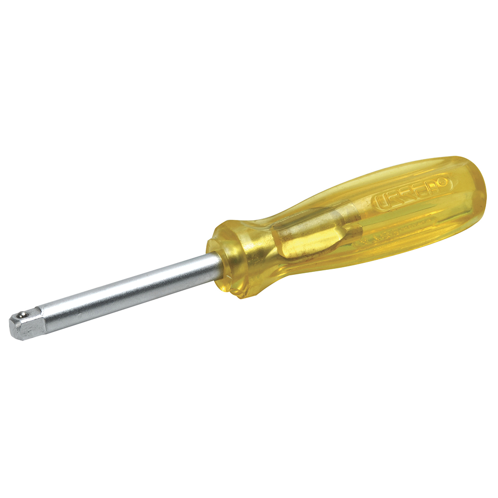 Destornillador con mango ámbar para dado cuadro de 1/4", 2-3/8", Urrea