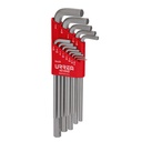 Juego de 13 llaves hexagonales tipo "L", en pulgadas heavy duty, Urrea