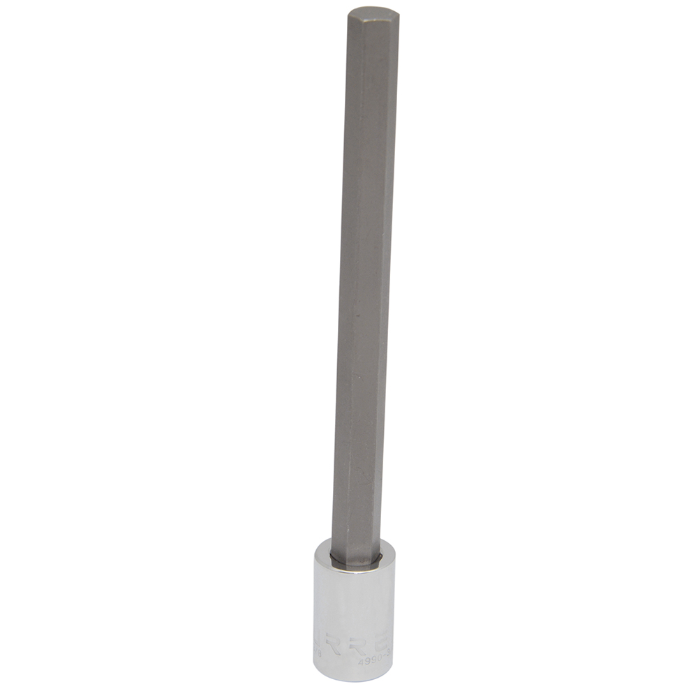 Dado con punta hexagonal extra larga en pulgadas cuadro de 3/8", 3/16", Urrea