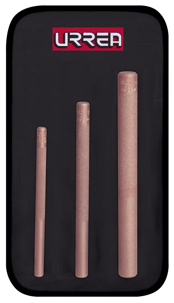 Juego de botadores de bronce, 3 piezas, Urrea