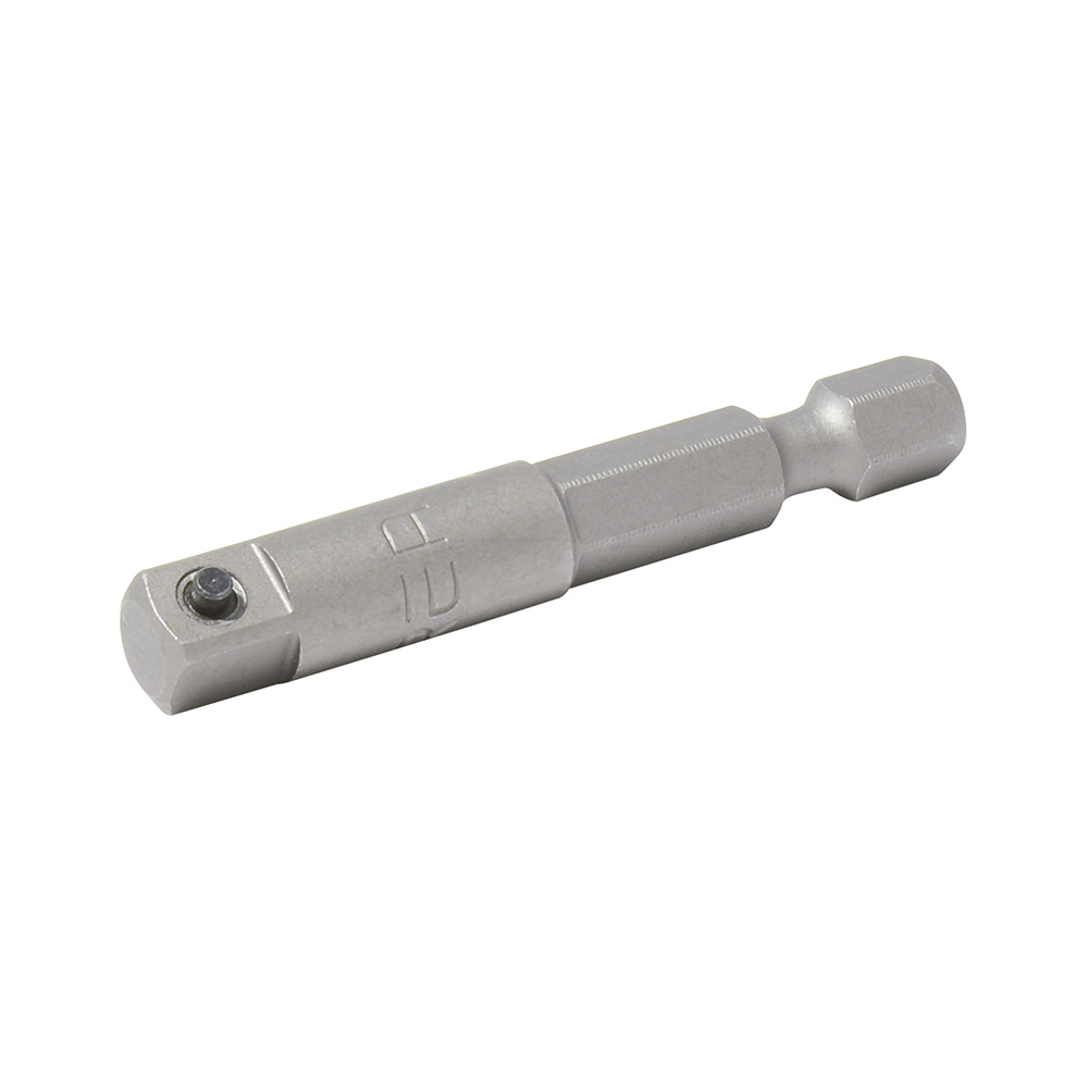 Adaptador con perno para dados cuadro hembra de 1/4", hexágono de 1/4" x 4", Urrea