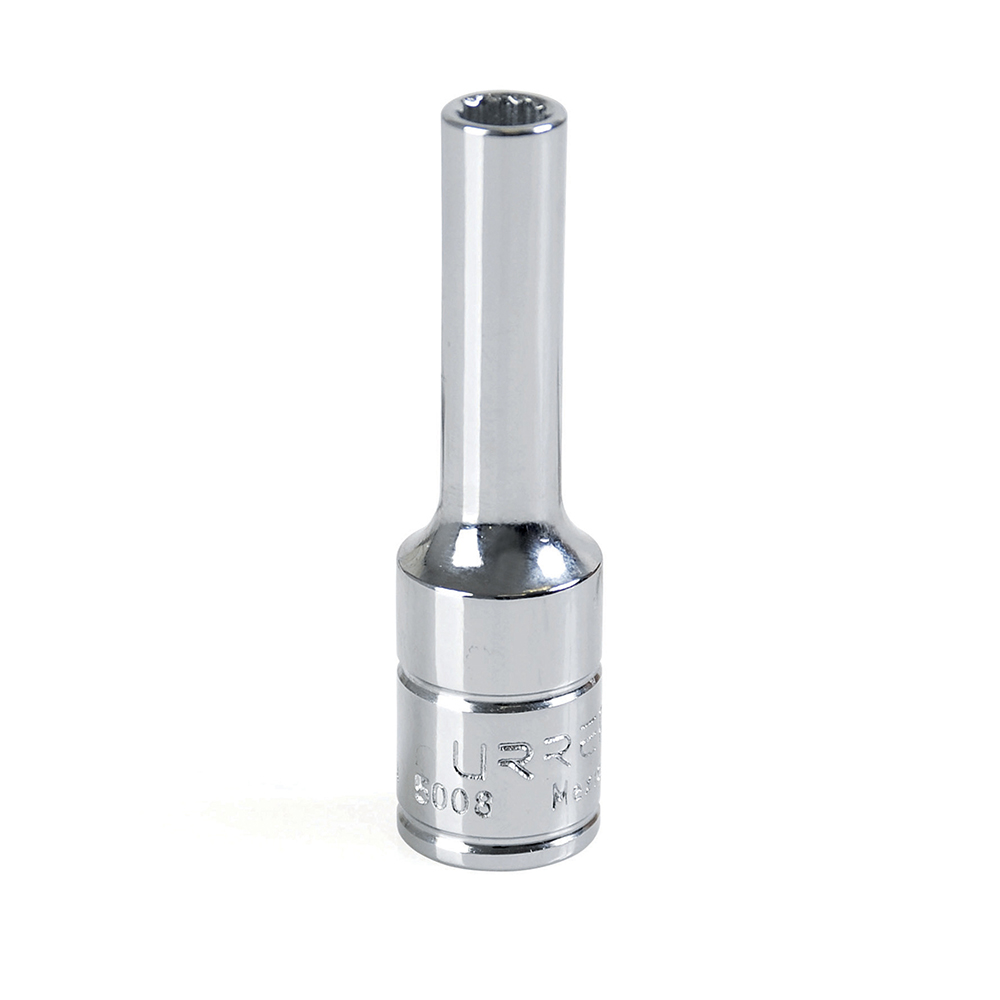 Dado largo en pulgadas cuadro de 3/8", 12 puntas, 1/4", Urrea