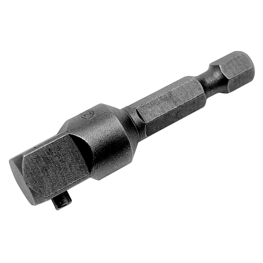 Adaptador con perno para dados cuadro hembra de 3/8", hexágono de 1/4" x 2", Urrea