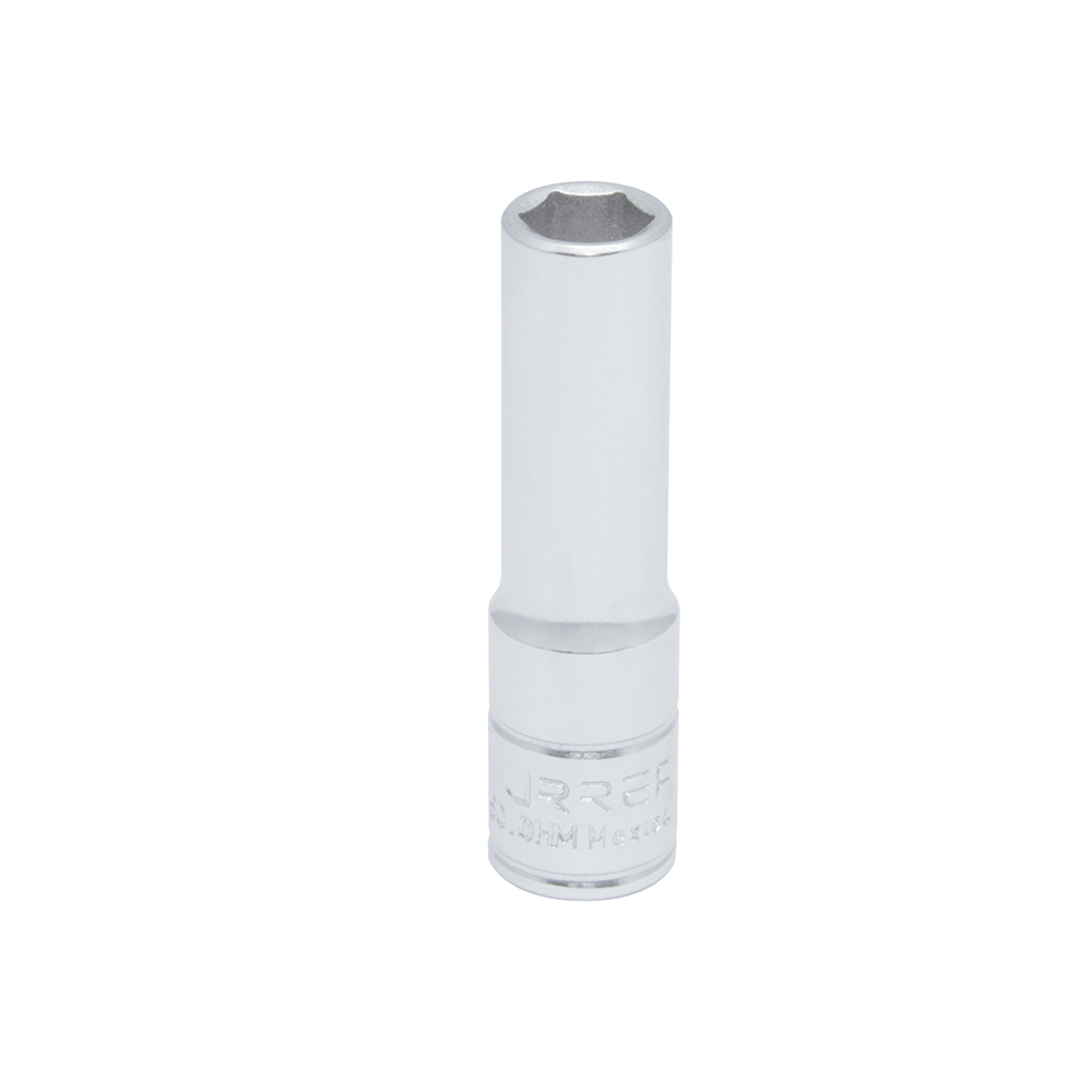 Dado largo métrico cuadro de 3/8", 6 puntas, 10 mm, Urrea