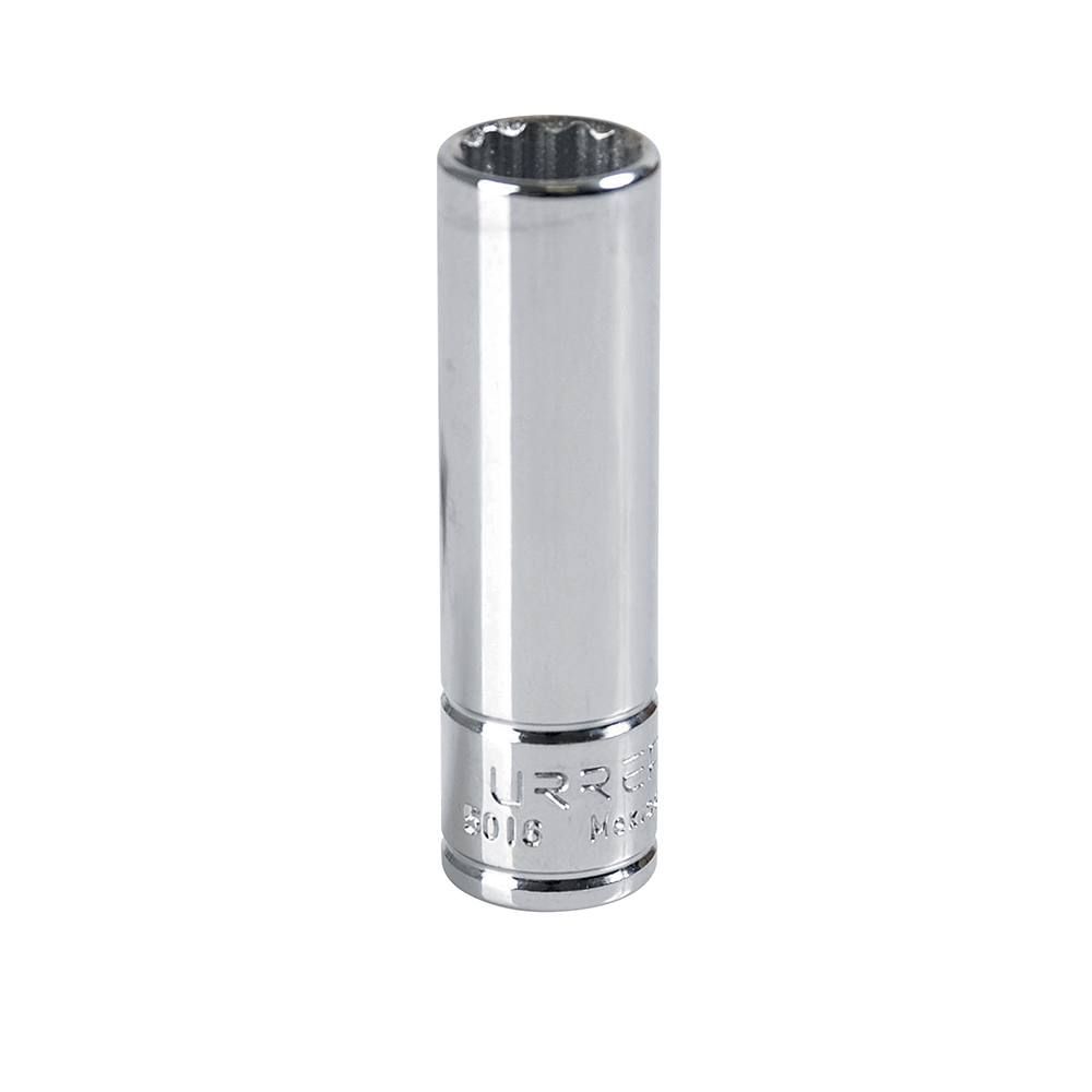 Dado largo en pulgadas cuadro de 3/8", 12 puntas, 1/2", Urrea