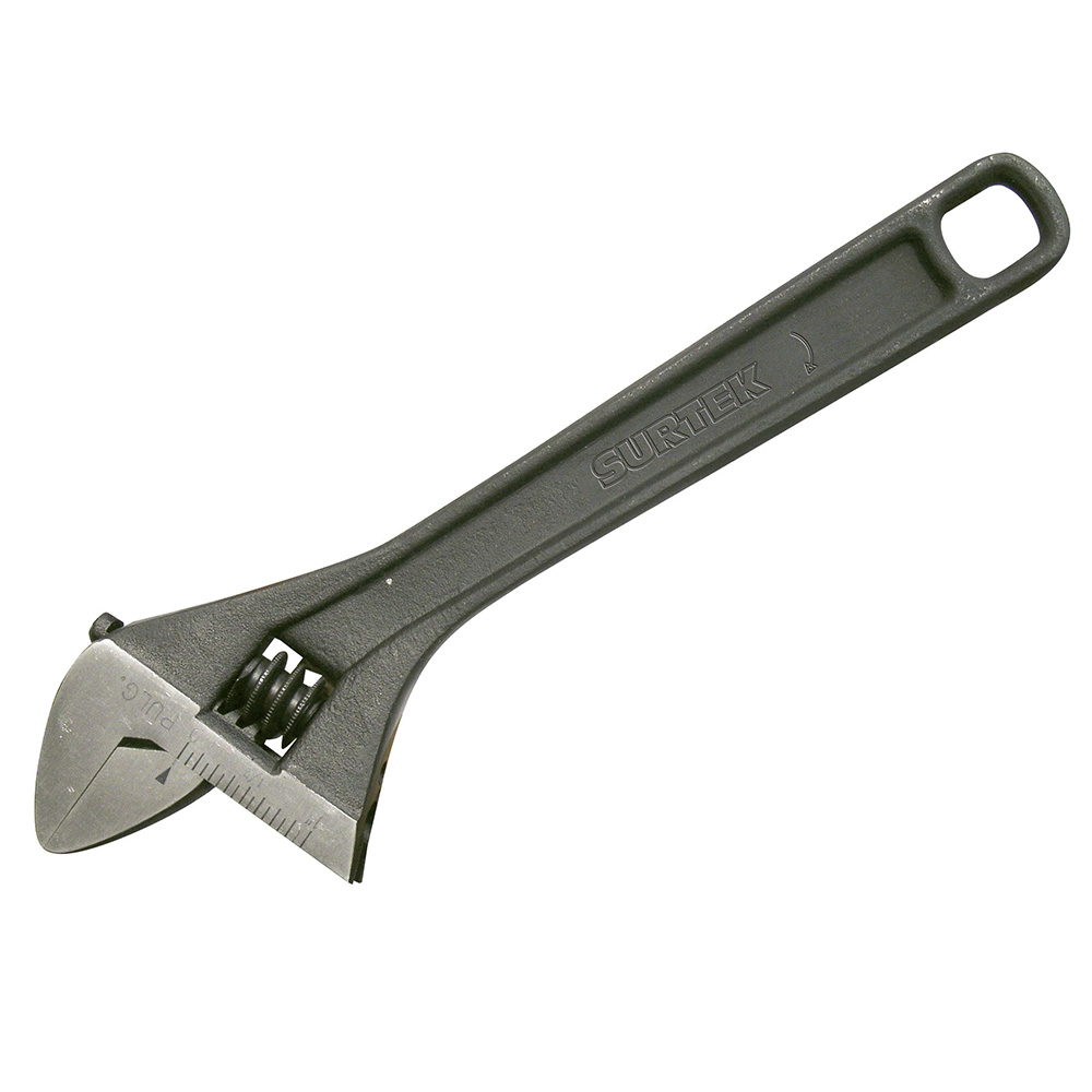 Llave ajustable pavonada 10", Surtek