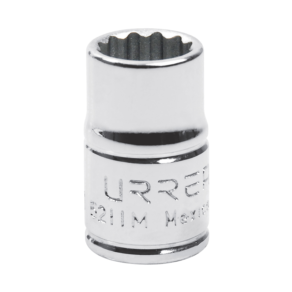Dado métrico cuadro de 3/8", 12 puntas, 11 mm, Urrea