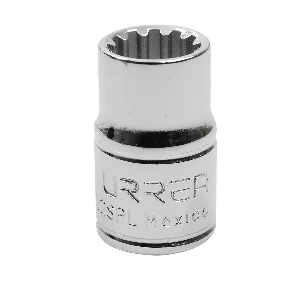 Dado Spline cuadro de 3/8", #12, Urrea