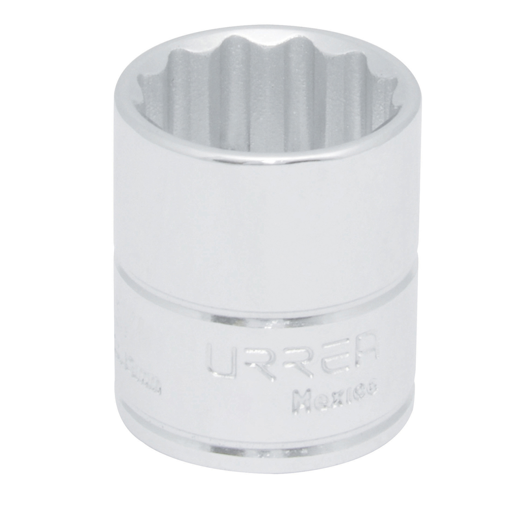Dado en pulgadas cuadro de 3/8", 12 puntas, 1/2", Urrea