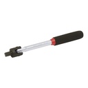 Mango articulado para dado cuadro de 3/8", 7-13/16" Rubber Grip, Urrea
