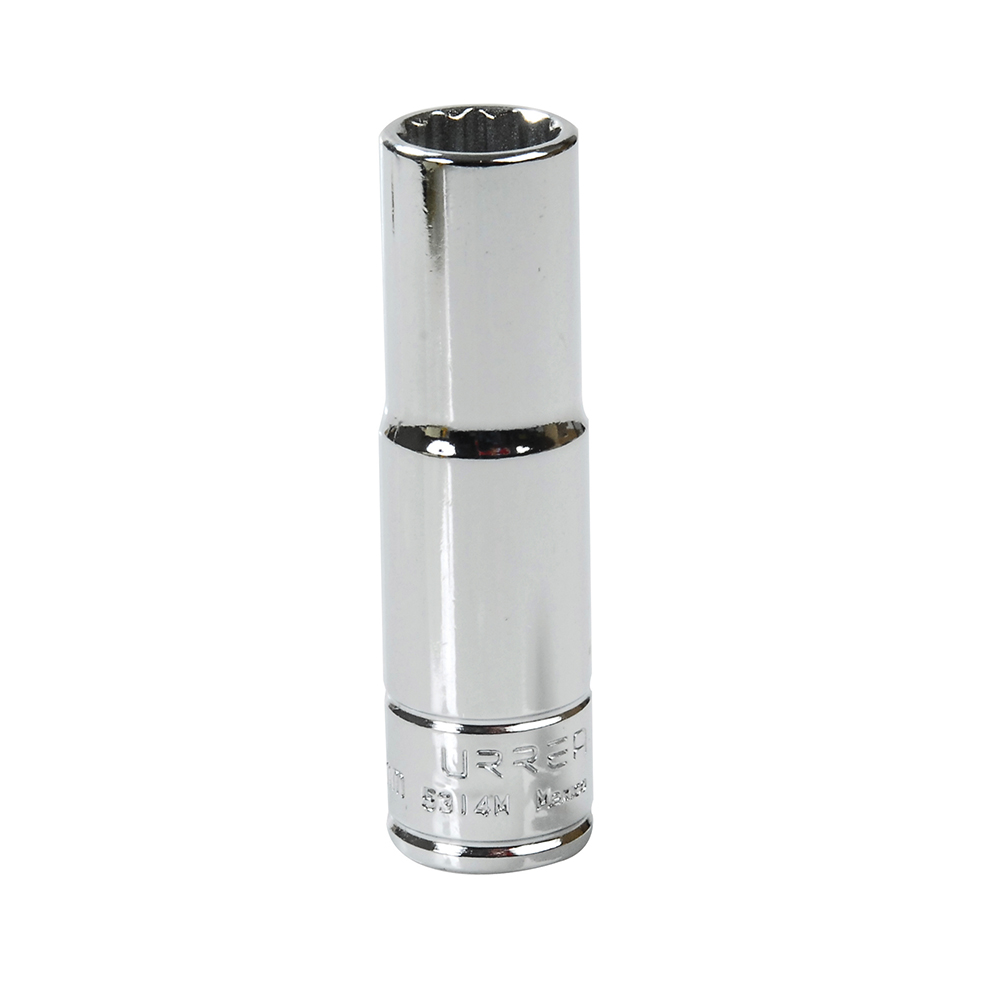 Dado largo métrico cuadro de 1/2", 12 puntas, 14 mm, Urrea
