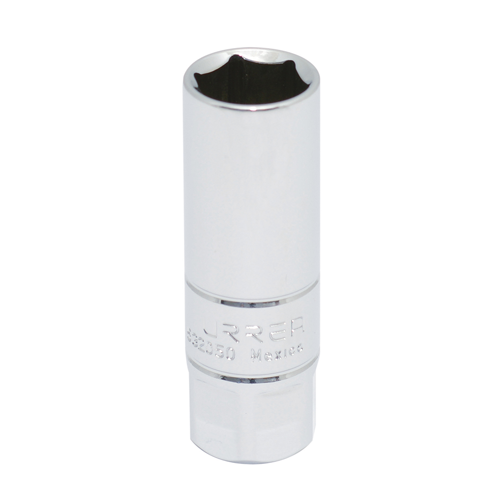 Dado en pulgadas cuadro de 1/2" para bujía con neopreno, 5/8", Urrea
