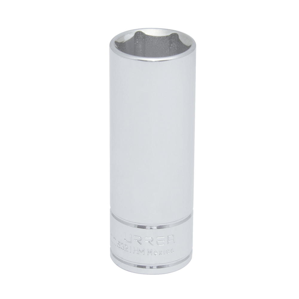 Dado largo métrico cuadro de 1/2", 6 puntas, 21 mm, Urrea