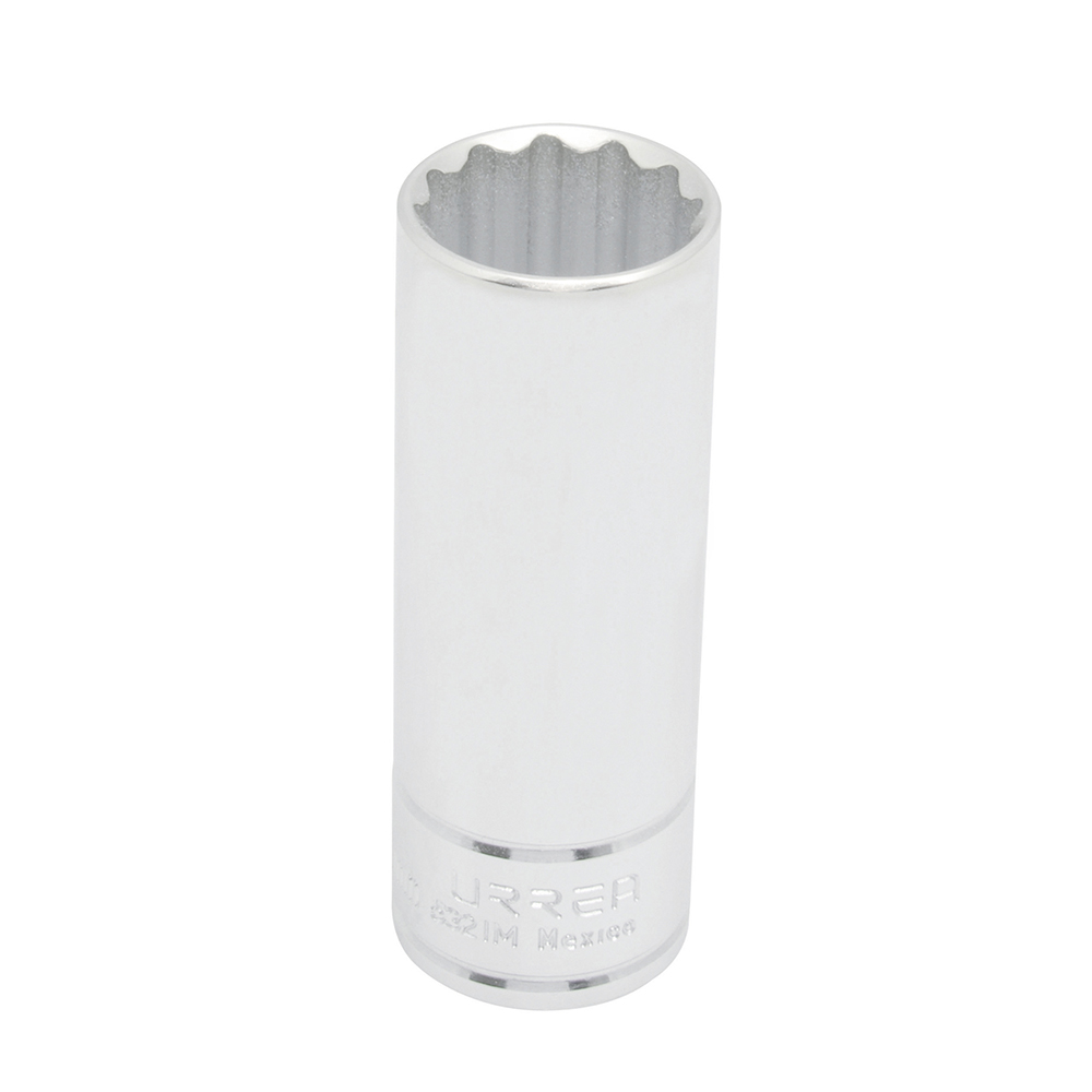 Dado largo métrico cuadro de 1/2", 12 puntas, 21 mm, Urrea