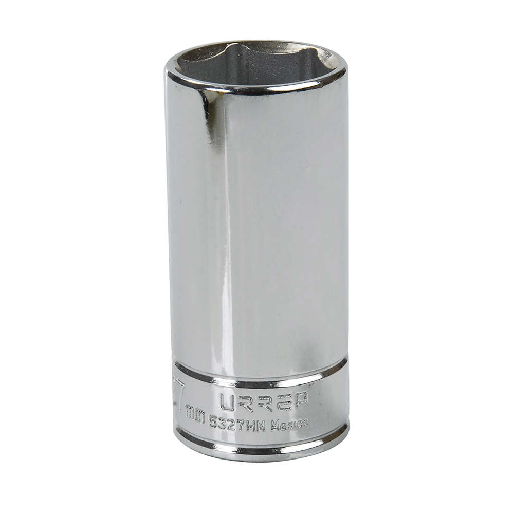 Dado largo métrico cuadro de 1/2", 6 puntas, 27 mm, Urrea