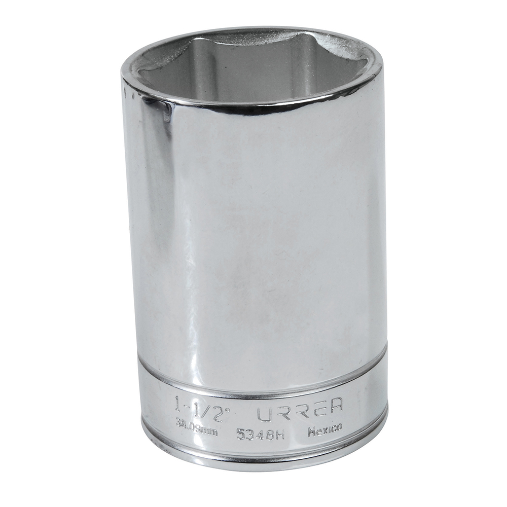 Dado largo en pulgadas cuadro de 1/2", 6 puntas, 1-1/2", Urrea