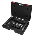 Juego de dados y accesorios cuadro de 1/2" combinado, 60 piezas, Urrea