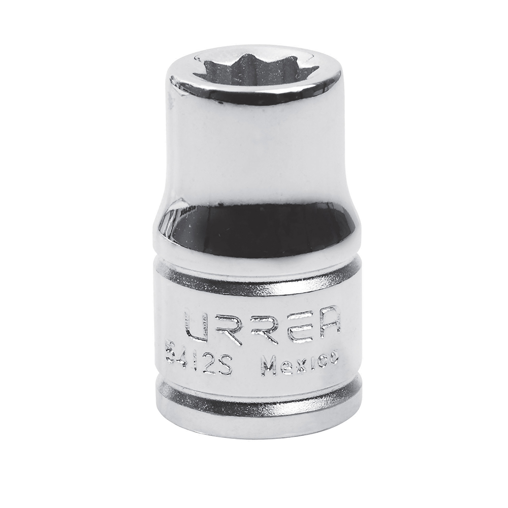 Dado en pulgadas cuadro de 1/2", 8 puntas, 3/8", Urrea