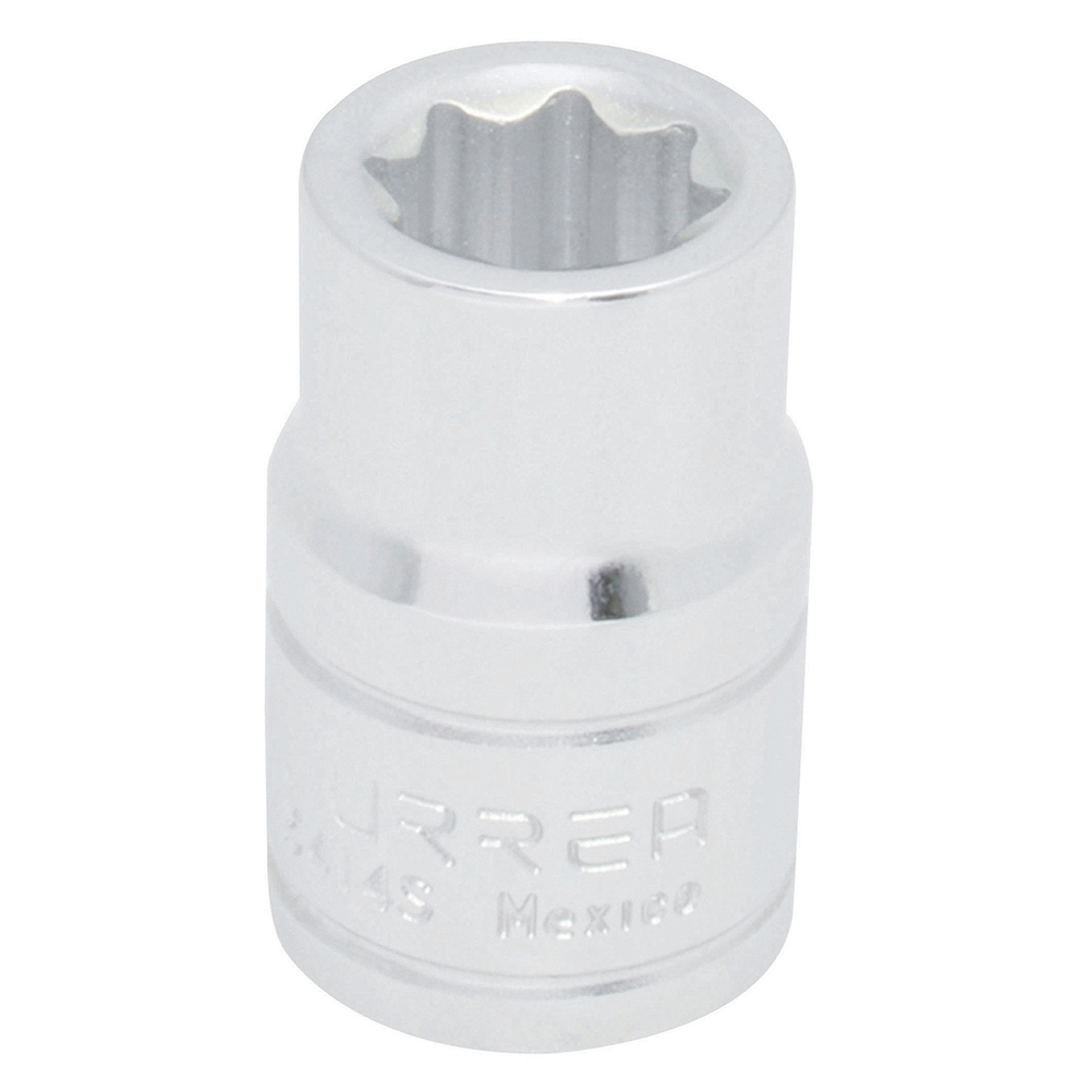 Dado en pulgadas cuadro de 1/2", 8 puntas, 7/16", Urrea
