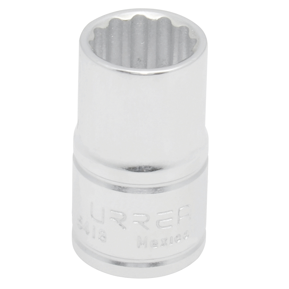 Dado en pulgadas cuadro de 1/2", 12 puntas, 9/16", Urrea
