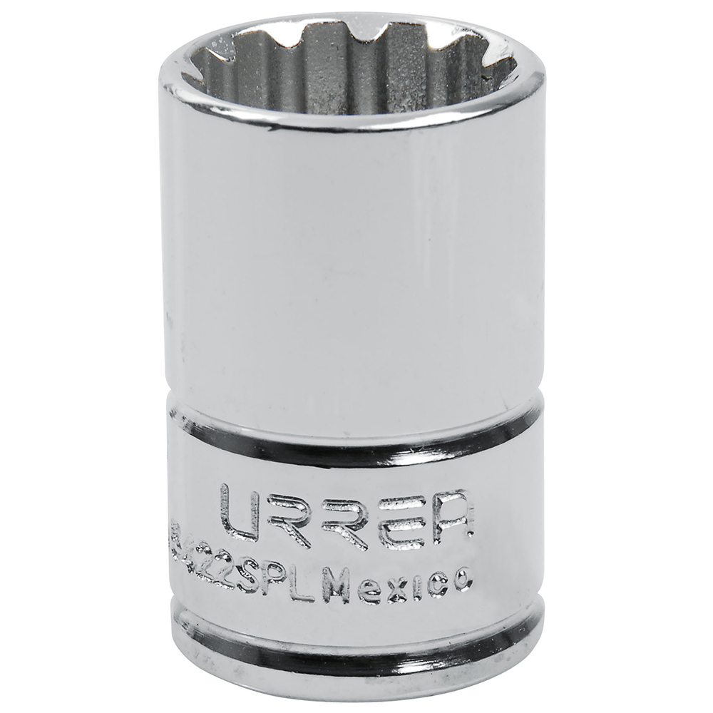 Dado Spline cuadro de 1/2", # 22, Urrea