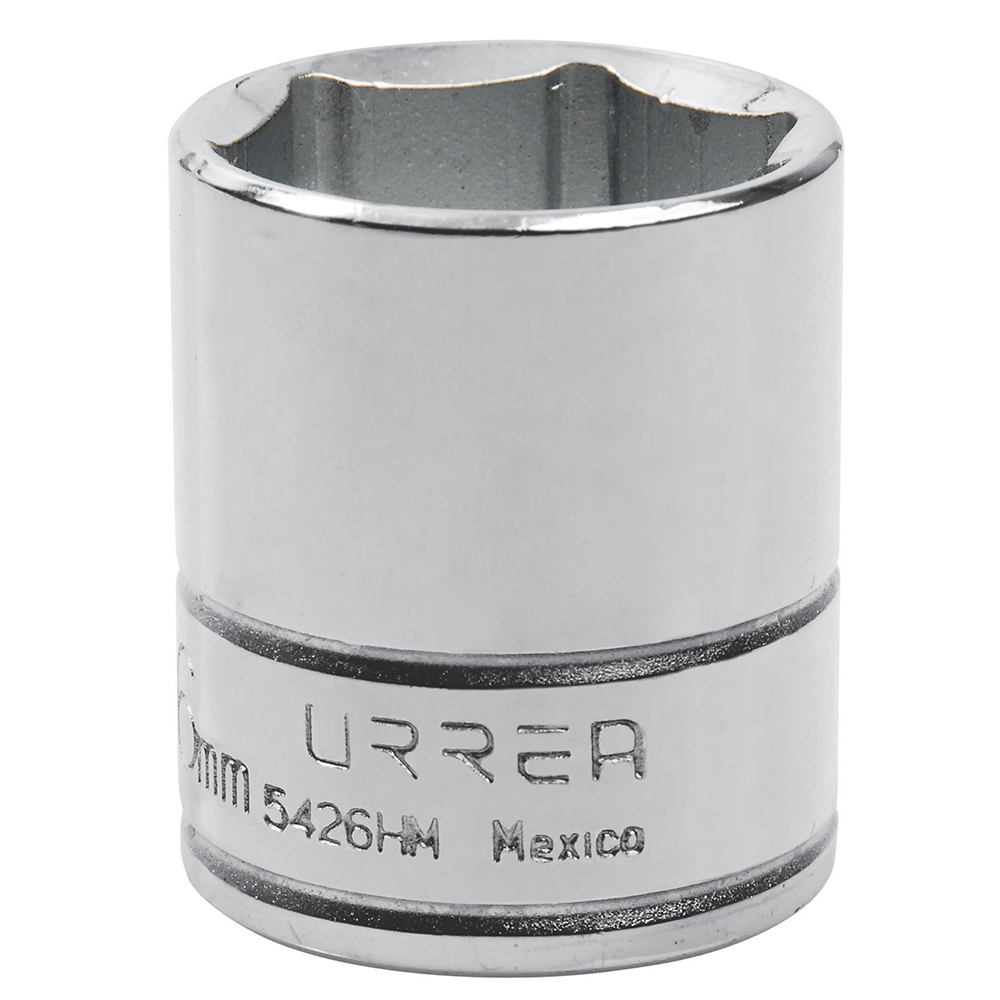 Dado métrico cuadro de 1/2", 6 puntas, 26 mm, Urrea
