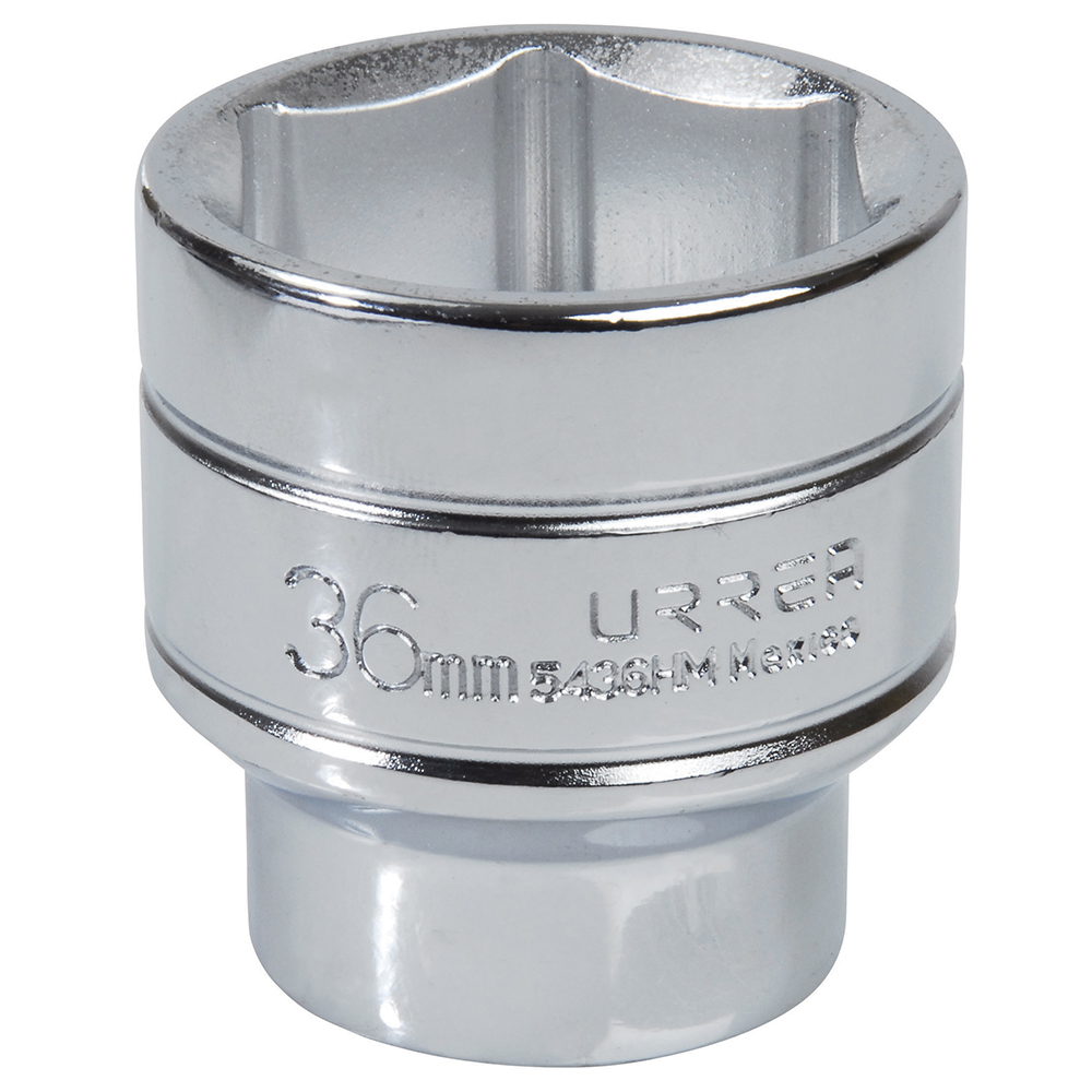 Dado métrico cuadro de 1/2", 6 puntas, 36 mm, Urrea
