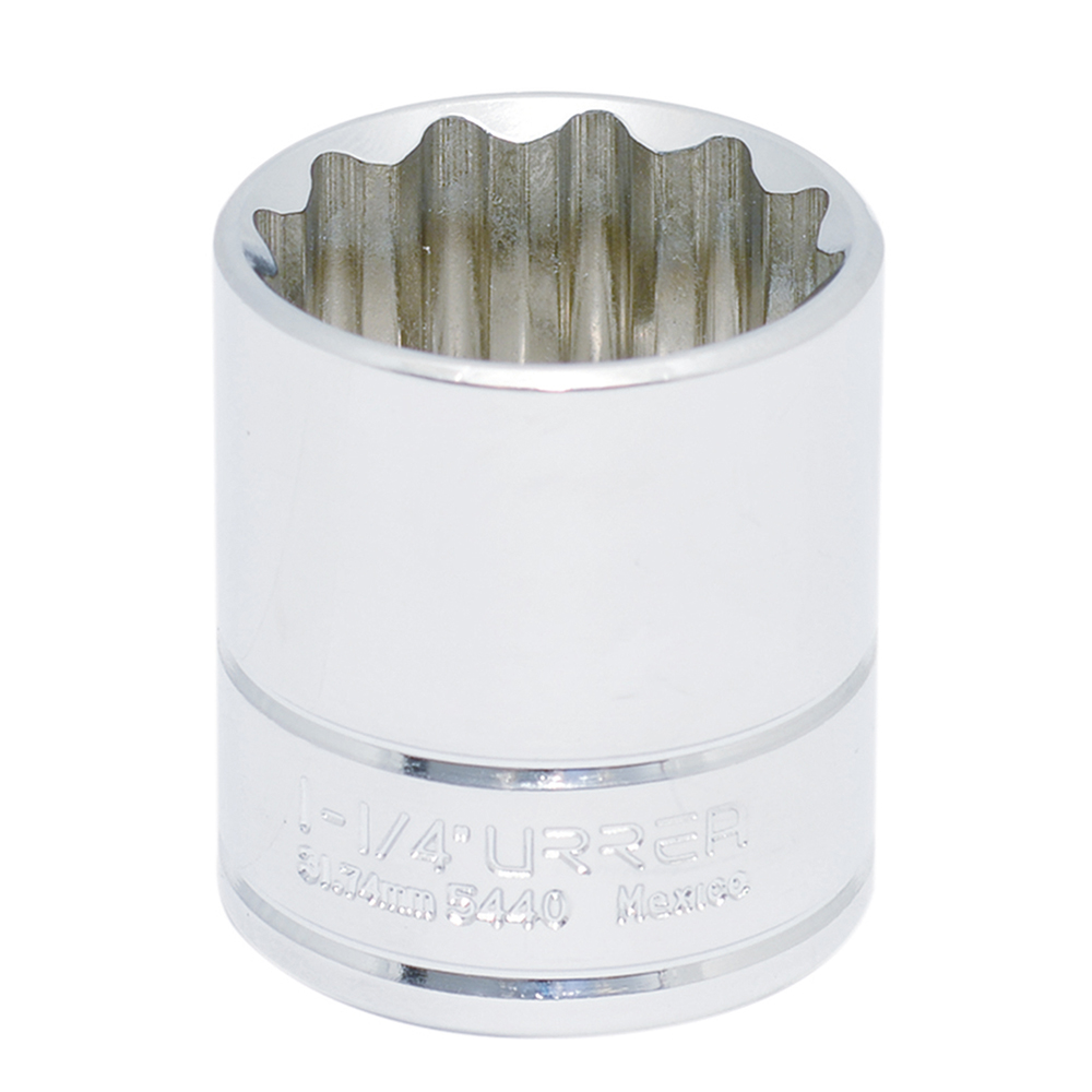 Dado en pulgadas cuadro de 1/2", 12 puntas, 1-1/4", Urrea