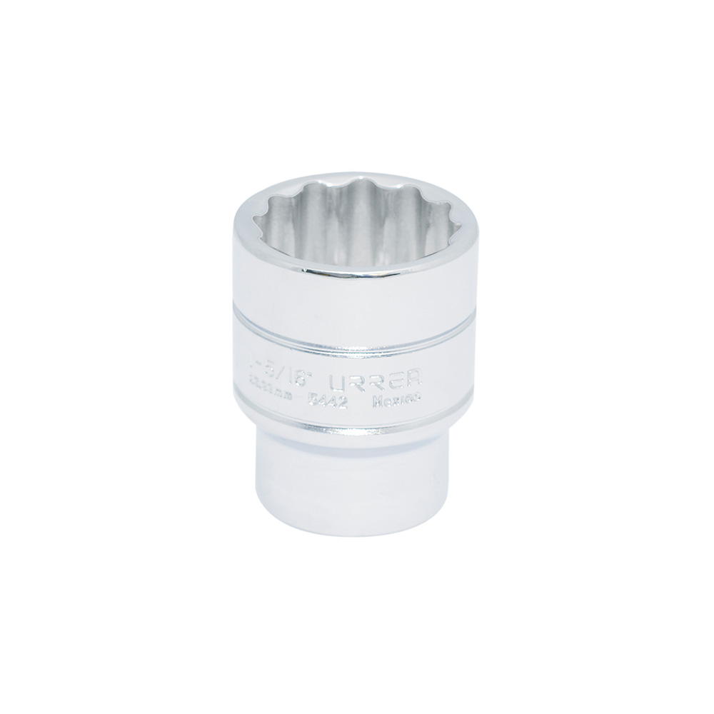 Dado en pulgadas cuadro de 1/2", 12 puntas, 1-5/16", Urrea
