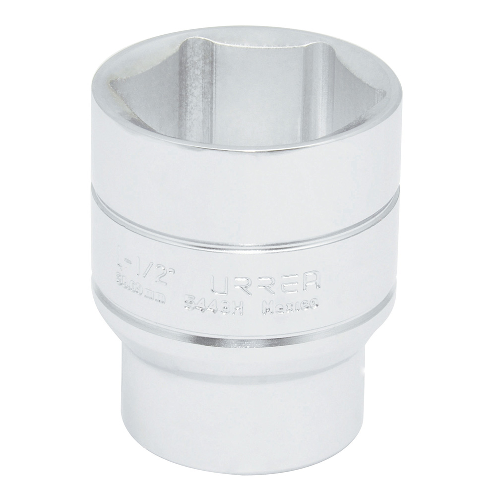 Dado en pulgadas cuadro de 1/2", 6 puntas, 1-7/16", Urrea