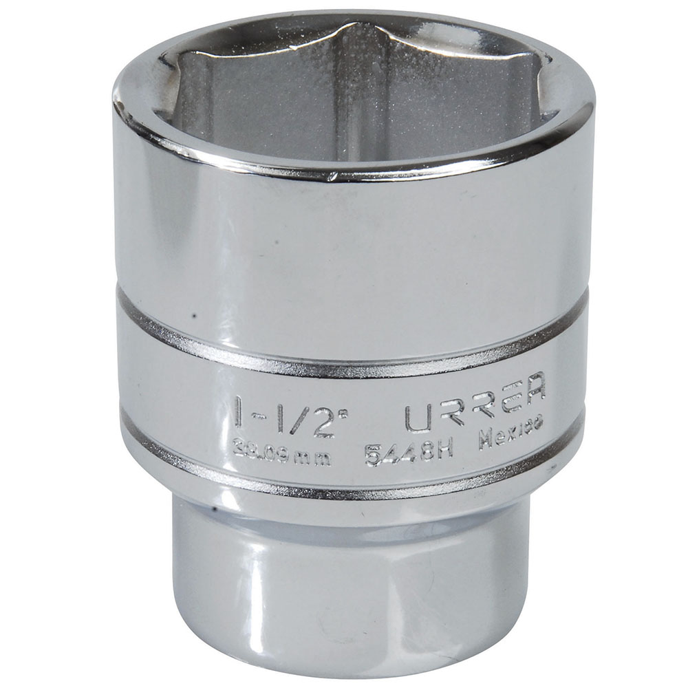 Dado en pulgadas cuadro de 1/2", 6 puntas, 1-1/2", Urrea
