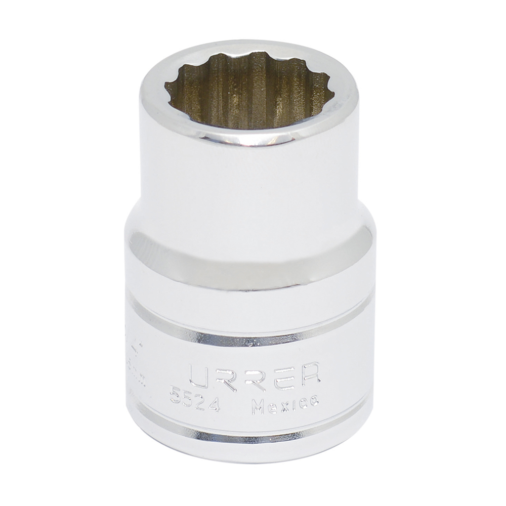 Dado en pulgadas cuadro de 3/4", 12 puntas, 3/4", Urrea