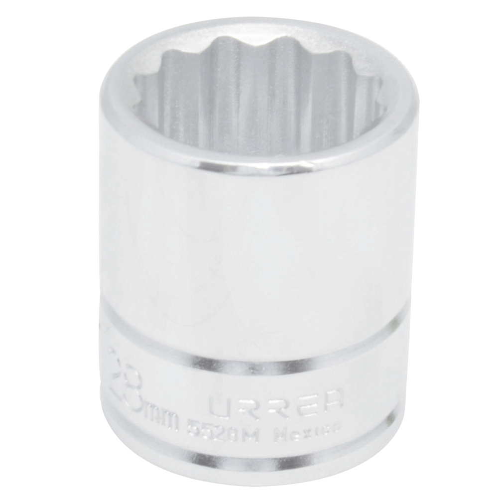 Dado métrico cuadro de 3/4", 12 puntas, 26 mm, Urrea