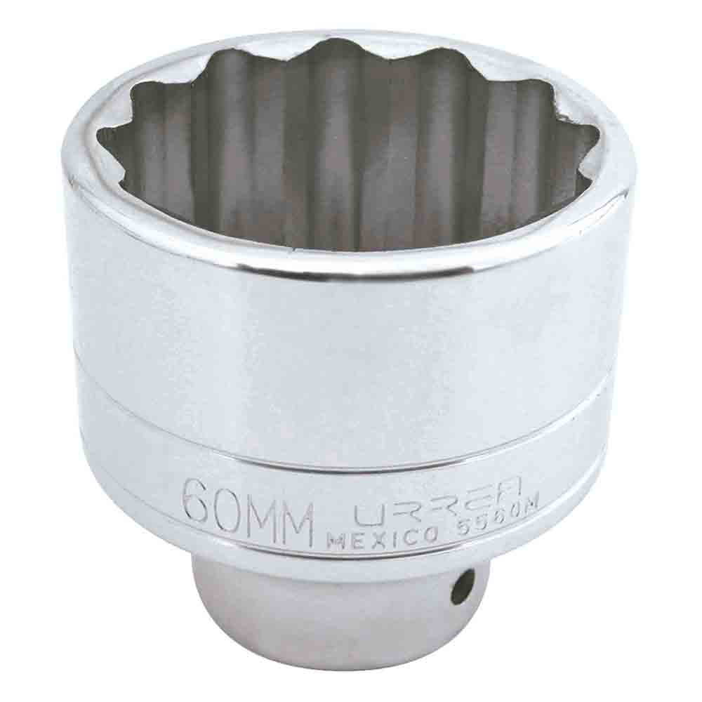 Dado métrico cuadro de 3/4", 12 puntas, 60 mm, Urrea