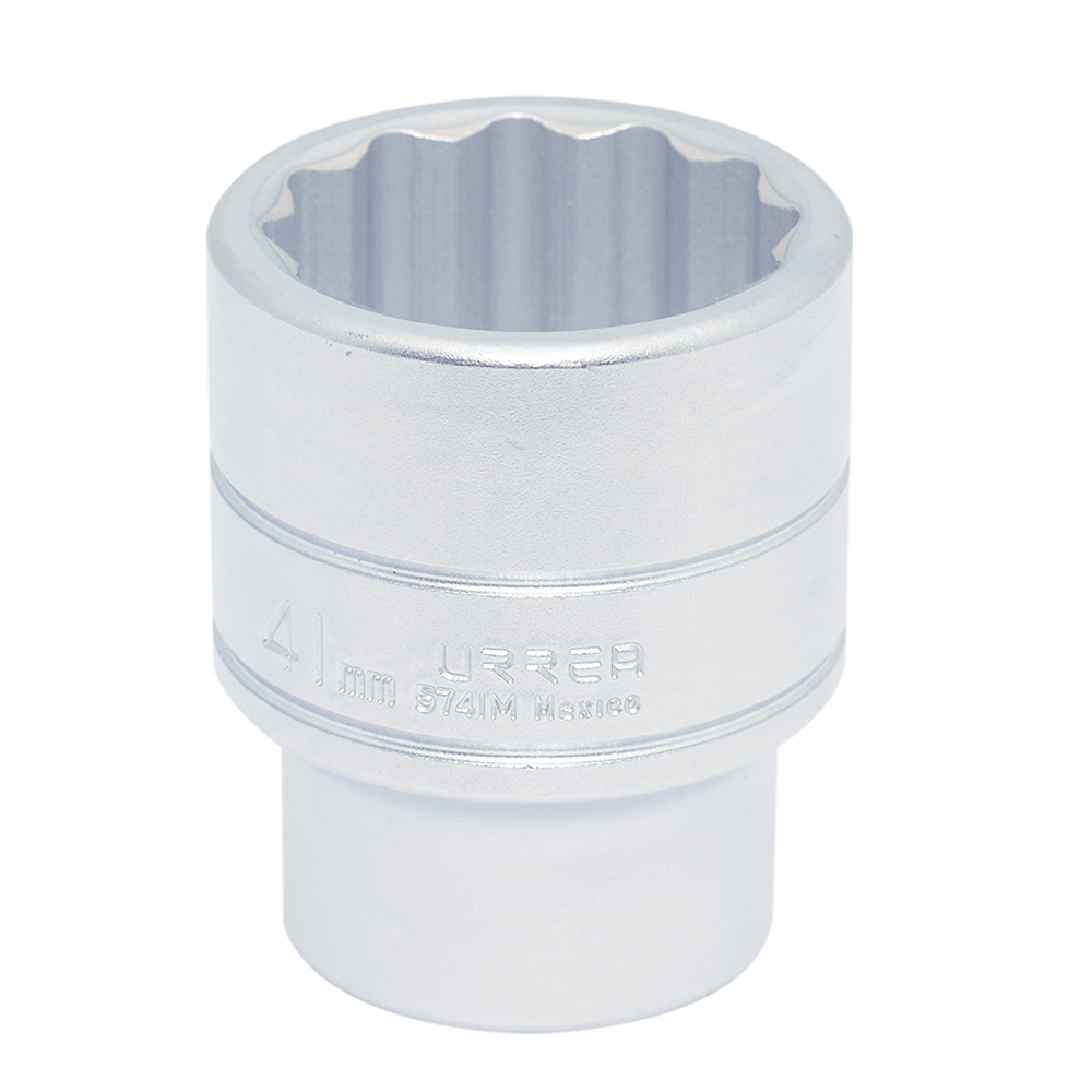 Dado métrico cuadro de 1", 12 puntas, 41mm, Urrea