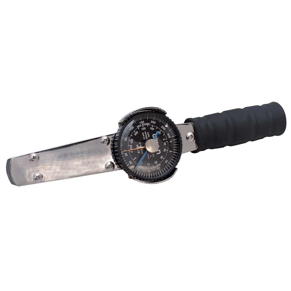 Torquímetro de carátula cuadro de 3/8", 0-150 in-lb, Urrea
