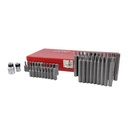 Juego combinado de puntas hexágono de 3/8" con adaptadores, 44 piezas, Urrea