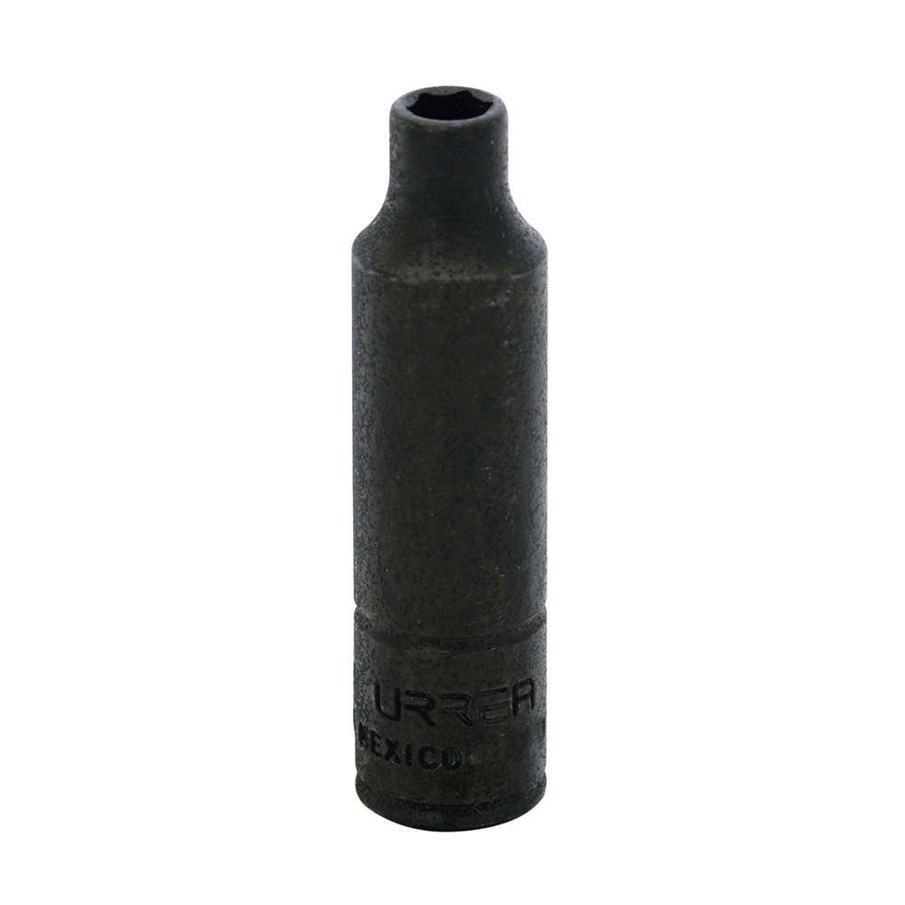 Dado de impacto largo en pulgadas cuadro de 1/4", 6 puntas, 5/16", Urrea