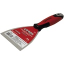 Espátula flexible de acero inoxidable con mango bimaterial 4", Urrea