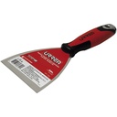 Espátula flexible de acero inoxidable con mango bimaterial 6", Urrea