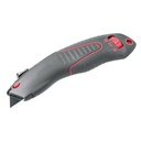 Navaja utilitaria retráctil curva de 7", hoja recubierta con PTFE, Urrea