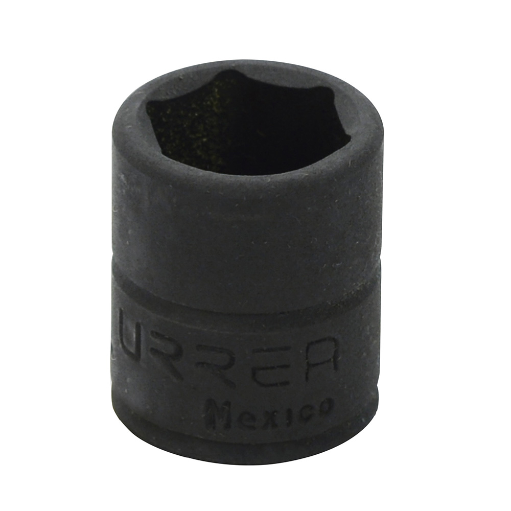 Dado de impacto en pulgadas cuadro de 1/4", 6 puntas, 9/16", Urrea
