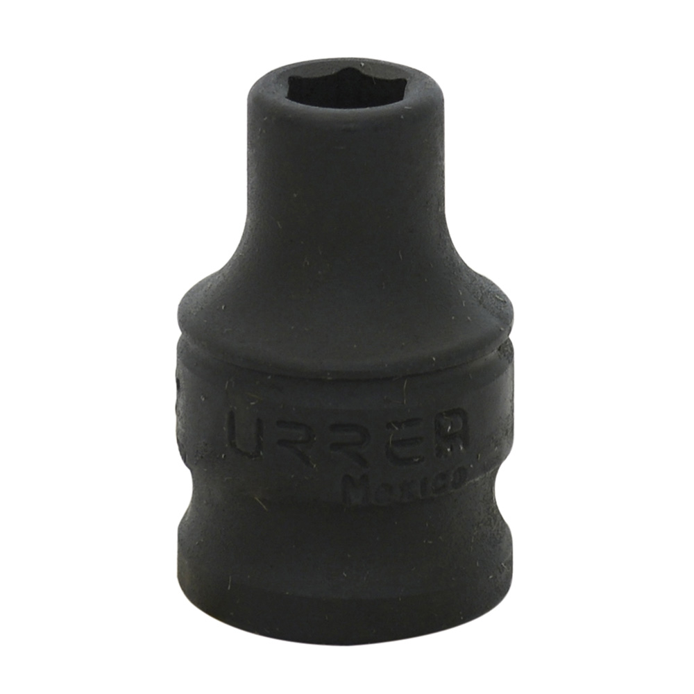 Dado de impacto en pulgadas cuadro de 3/8", 6 puntas, 9/32", Urrea